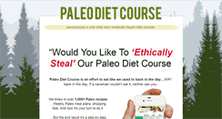 Desktop Screenshot of paleodietcourse.com